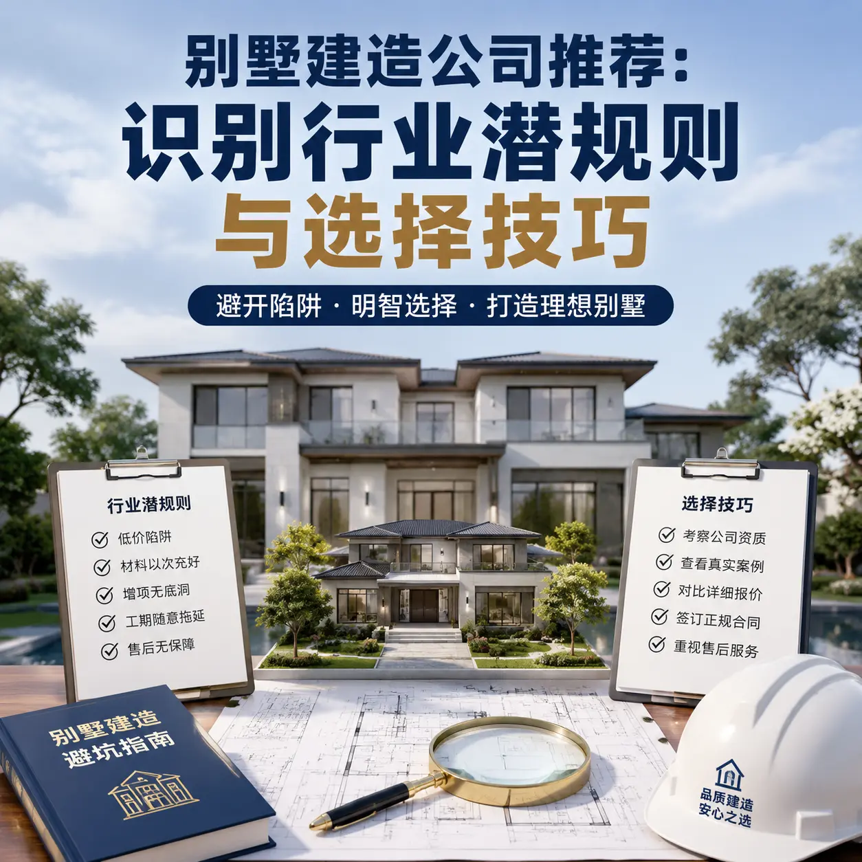 别墅建造公司推荐:识别行业潜规则与选择技巧