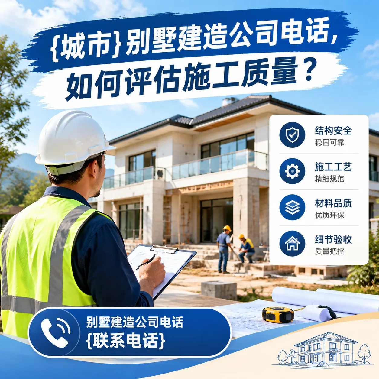 织金别墅建造公司电话,如何评估施工质量?