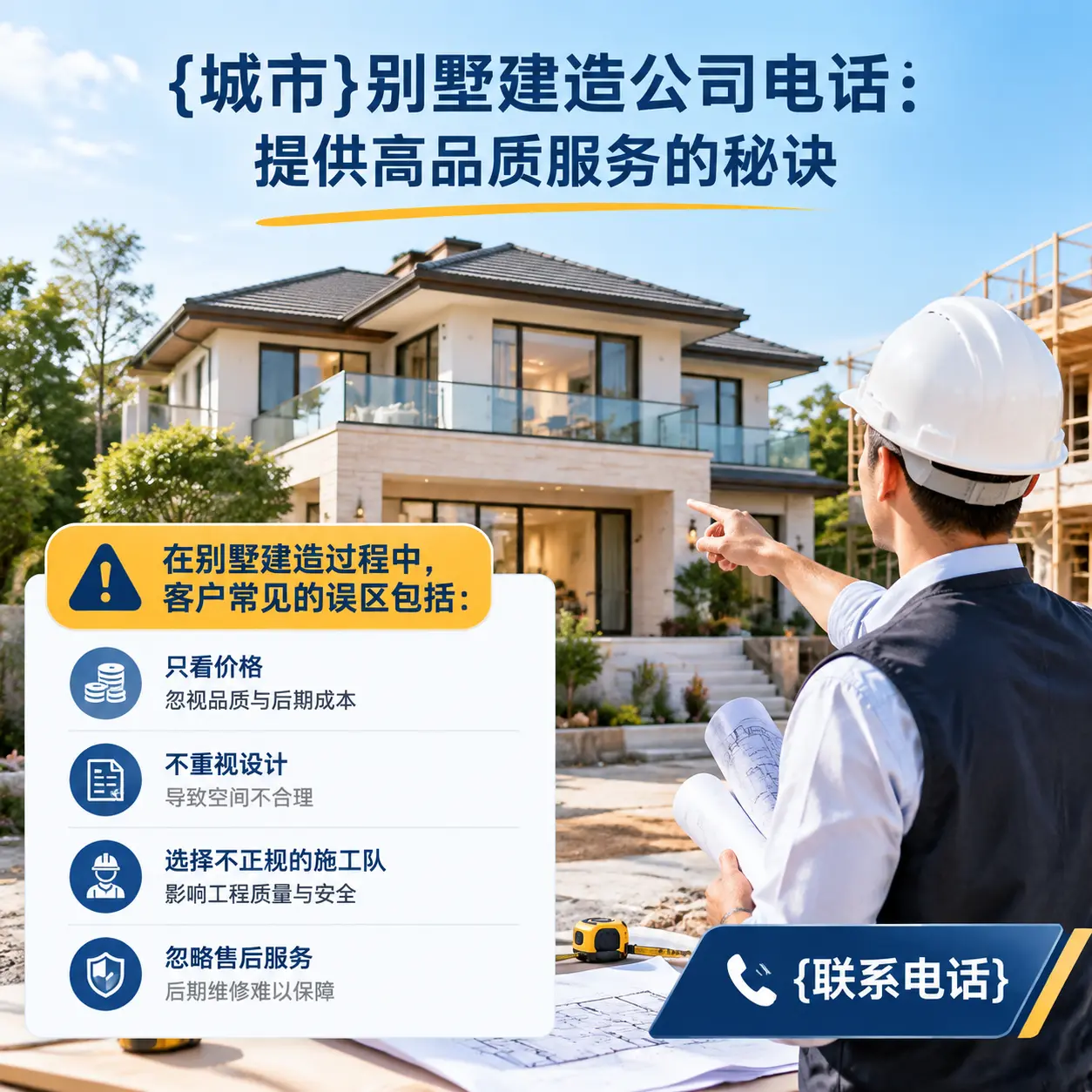织金别墅建造公司电话:提供高品质服务的秘诀