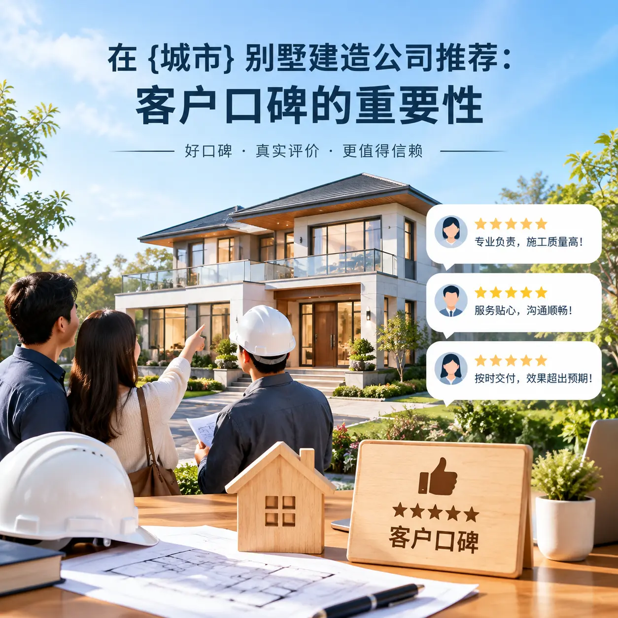 在 织金 别墅建造公司推荐:客户口碑的重要性