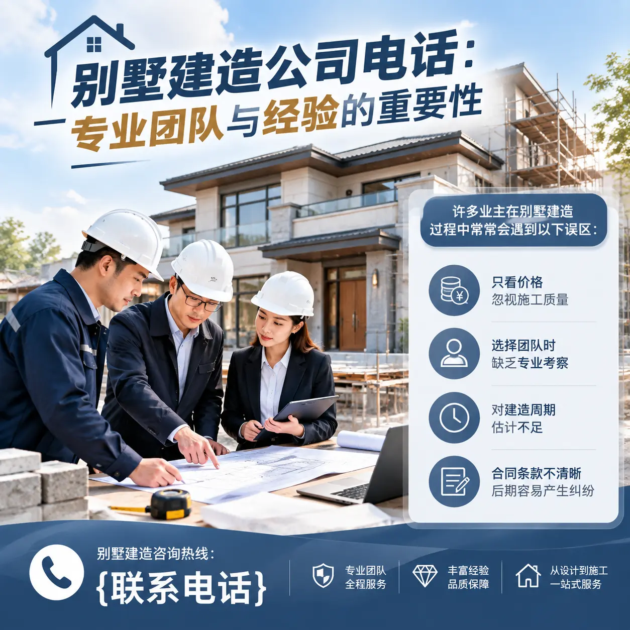 织金别墅建造公司电话：专业团队与经验的重要性
