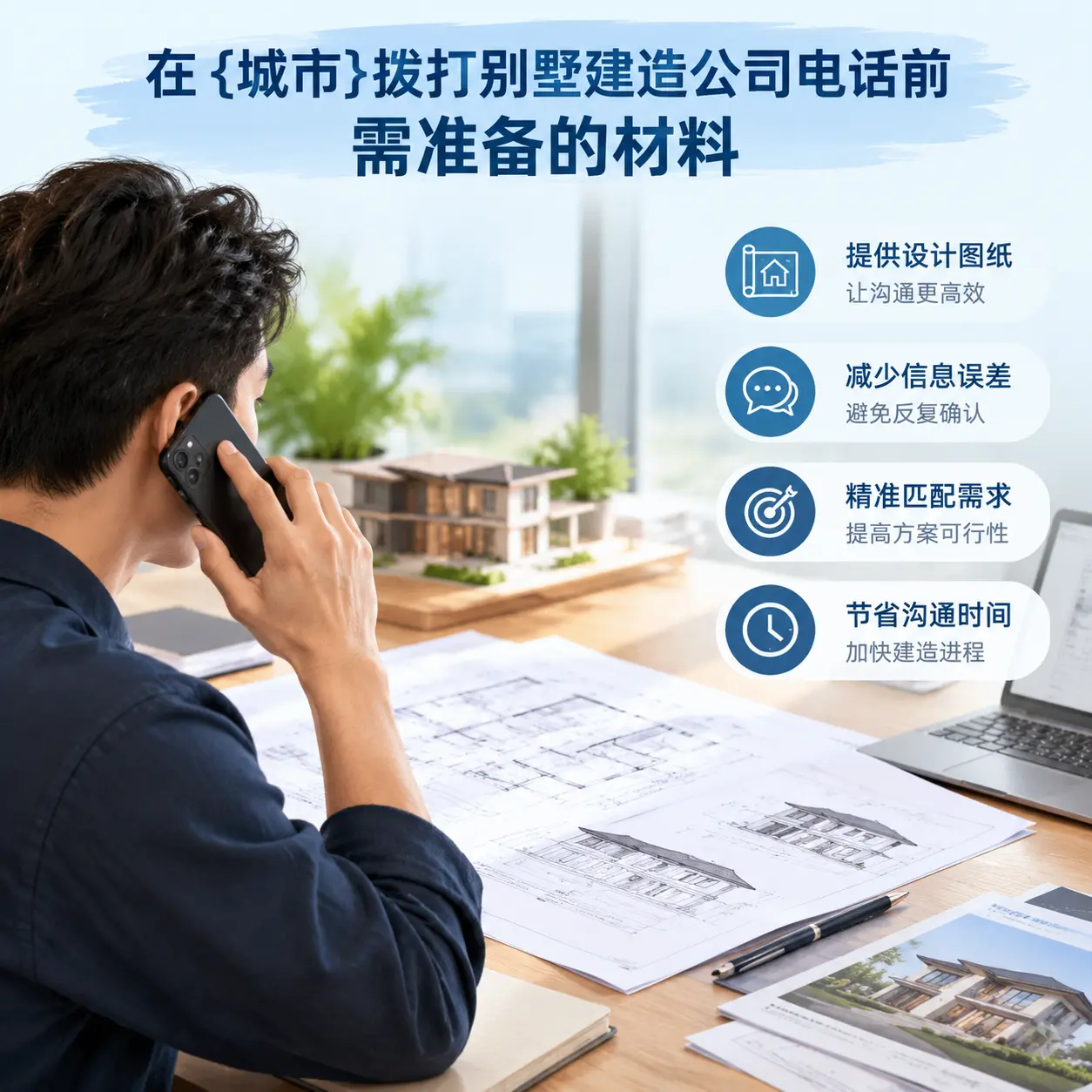 在织金拨打别墅建造公司电话前需准备的材料