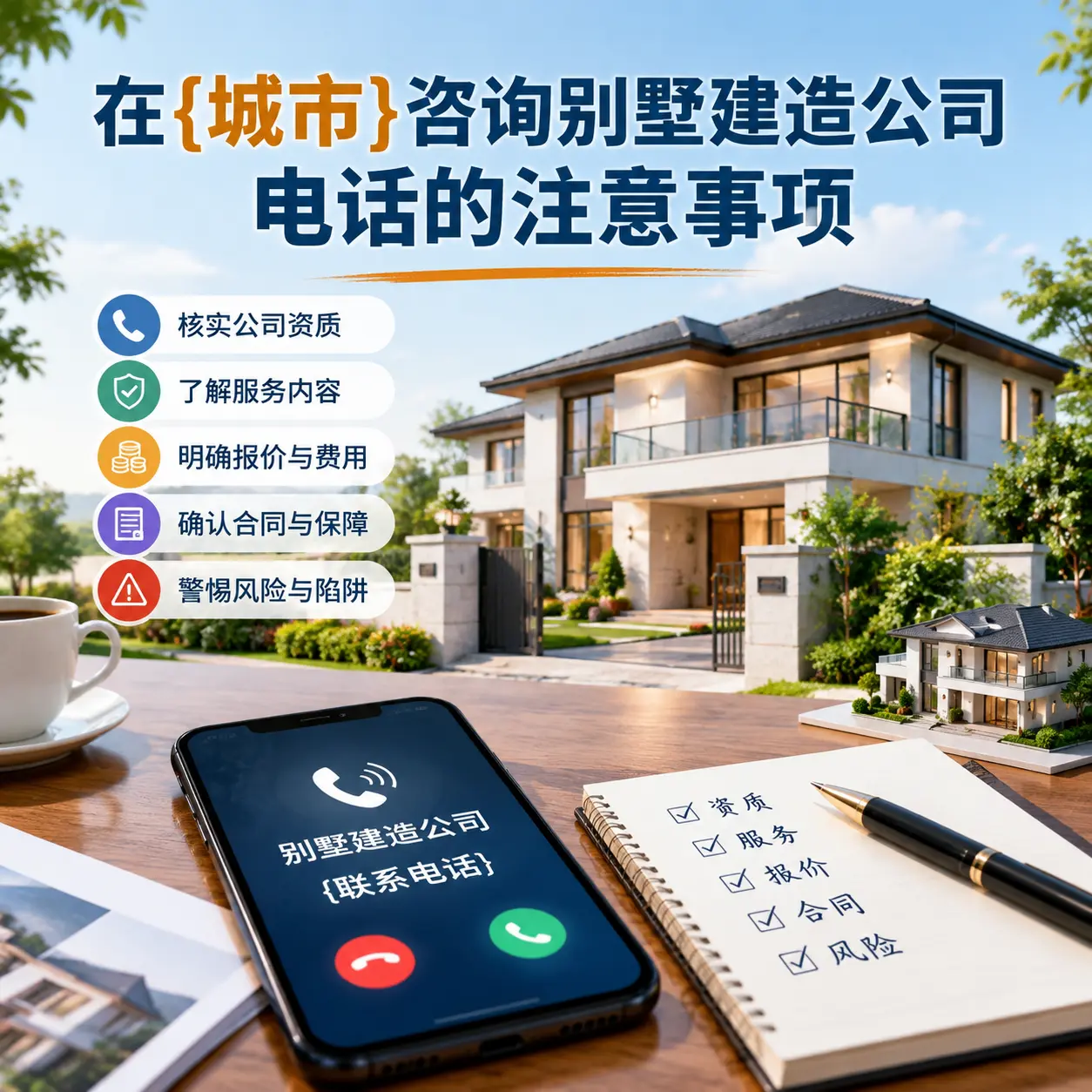在织金咨询别墅建造公司电话的注意事项