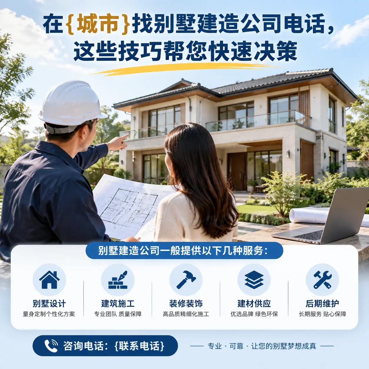 在织金找别墅建造公司电话，这些技巧帮您快速决策