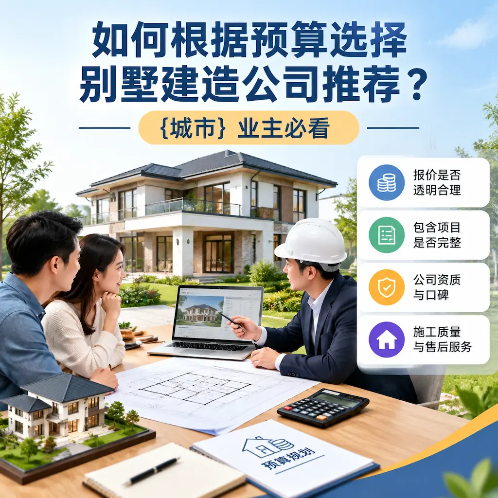 如何根据预算选择别墅建造公司推荐? 织金 业主必看