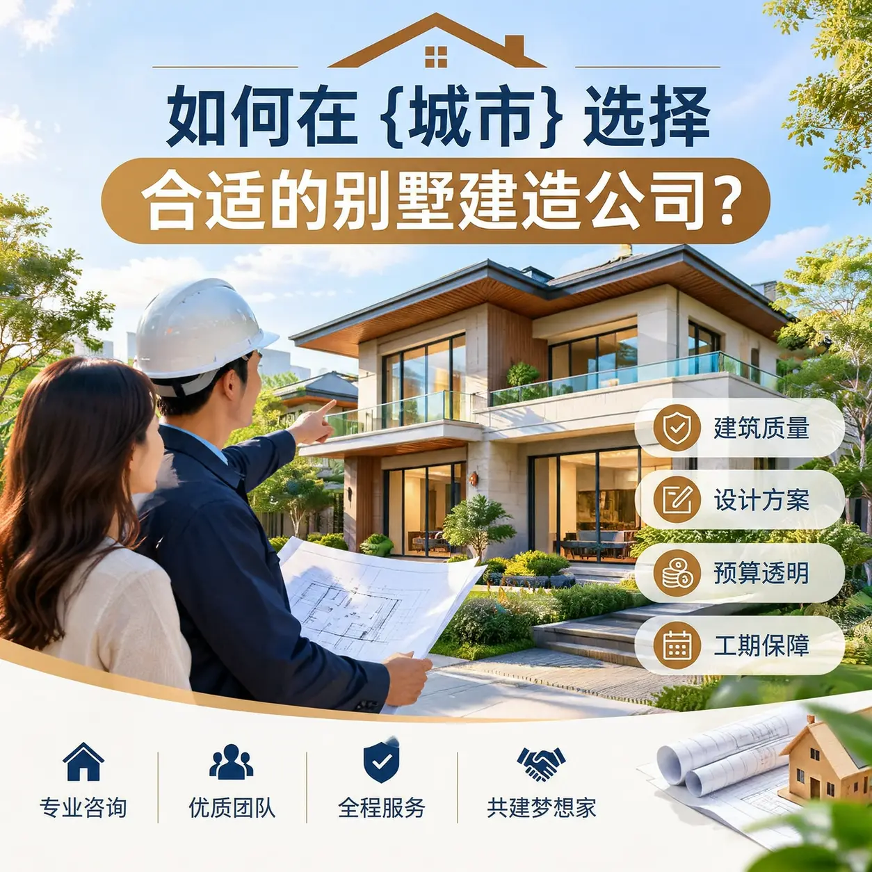 如何在 织金 选择合适的别墅建造公司?