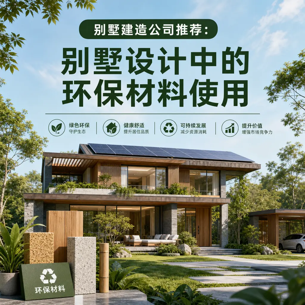 别墅建造公司推荐: 织金 别墅设计中的环保材料使用